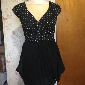 Adorable poke-a-dots mini dress